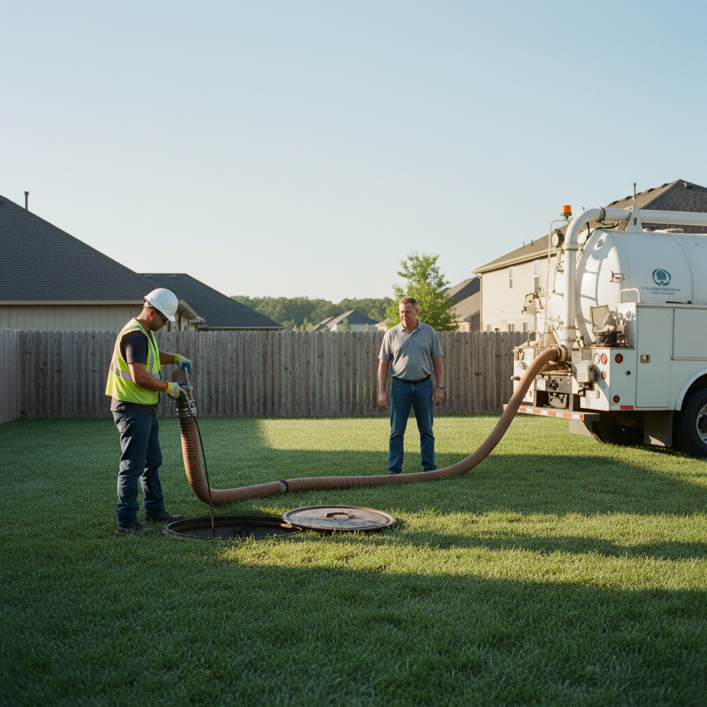 What to expect during septic tank pumping service